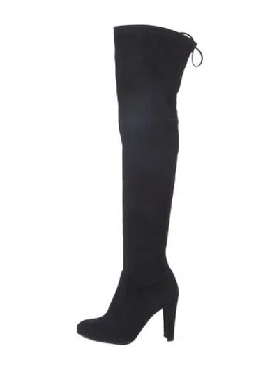 Pre-owned Stuart Weitzman Suede Boots In Blue