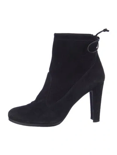 Pre-owned Stuart Weitzman Suede Boots In Blue