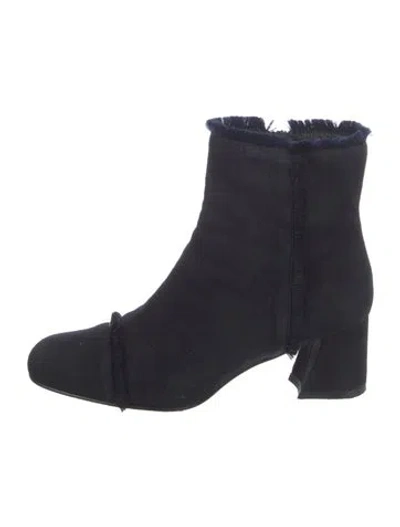 Pre-owned Stuart Weitzman Suede Boots In Blue