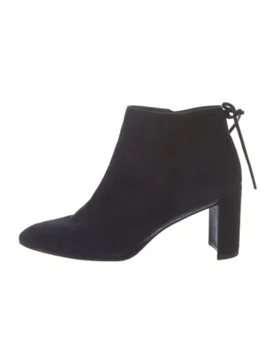 Pre-owned Stuart Weitzman Suede Boots In Blue