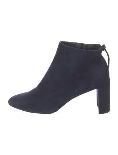 Pre-owned Stuart Weitzman Suede Boots In Blue