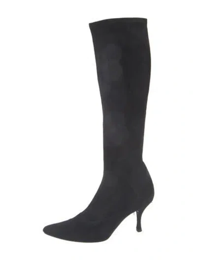 Pre-owned Stuart Weitzman Suede Boots In Blue
