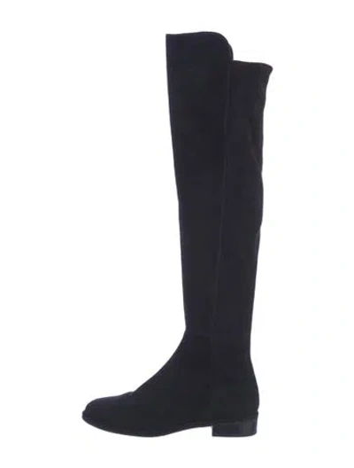 Pre-owned Stuart Weitzman Suede Boots In Blue