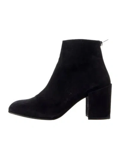 Pre-owned Stuart Weitzman Suede Boots In Blue
