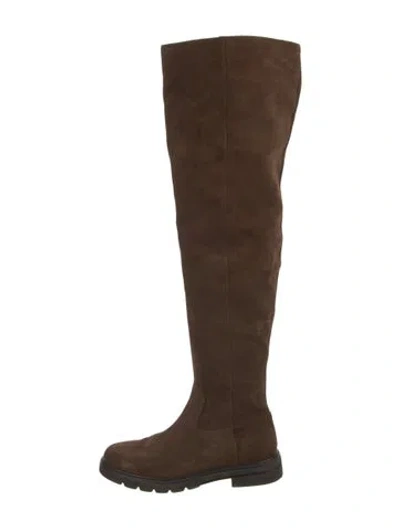 Pre-owned Stuart Weitzman Suede Boots In Brown