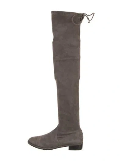Pre-owned Stuart Weitzman Suede Boots In Brown