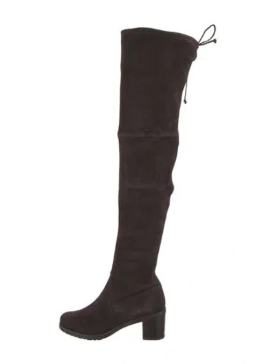 Pre-owned Stuart Weitzman Suede Boots In Brown