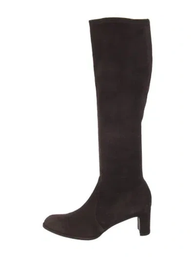 Pre-owned Stuart Weitzman Suede Boots In Brown