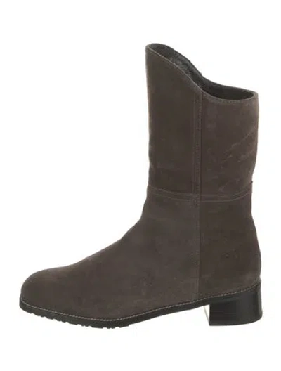 Pre-owned Stuart Weitzman Suede Boots In Brown