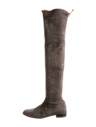 Pre-owned Stuart Weitzman Suede Boots In Brown