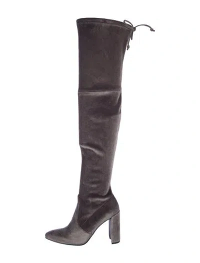 Pre-owned Stuart Weitzman Suede Boots In Brown