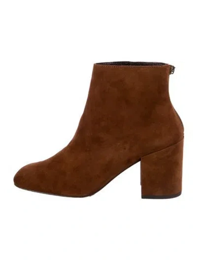 Pre-owned Stuart Weitzman Suede Boots In Brown