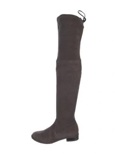 Pre-owned Stuart Weitzman Suede Boots In Brown