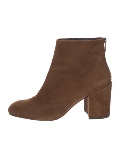 Pre-owned Stuart Weitzman Suede Boots In Brown