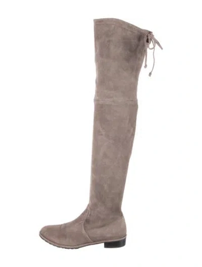 Pre-owned Stuart Weitzman Suede Boots In Brown
