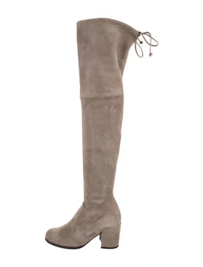 Pre-owned Stuart Weitzman Suede Boots In Brown