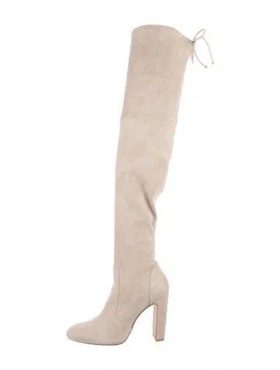 Pre-owned Stuart Weitzman Suede Boots In Brown