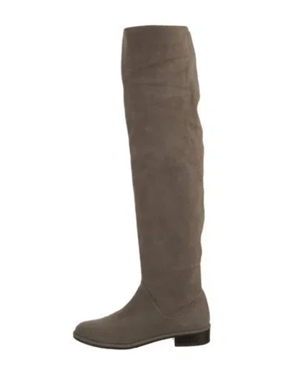 Pre-owned Stuart Weitzman Suede Boots In Brown
