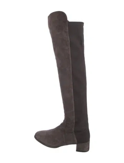 Pre-owned Stuart Weitzman Suede Boots In Brown