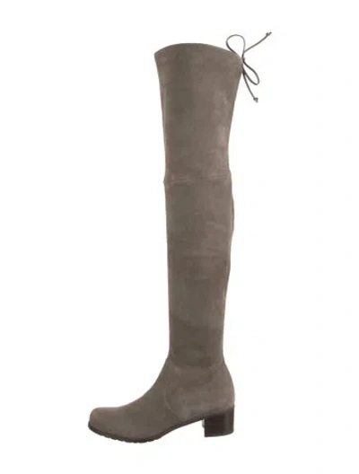 Pre-owned Stuart Weitzman Suede Boots In Brown