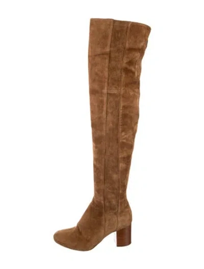 Pre-owned Stuart Weitzman Suede Boots In Brown