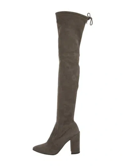 Pre-owned Stuart Weitzman Suede Boots In Brown