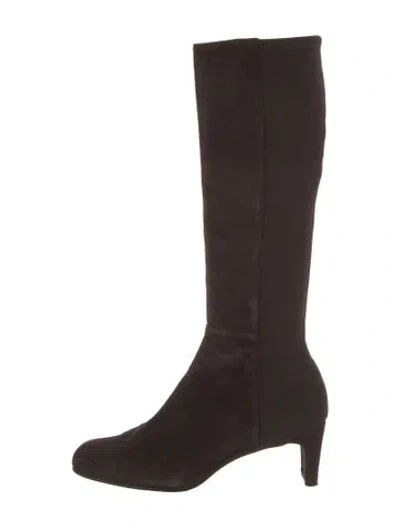 Pre-owned Stuart Weitzman Suede Boots In Brown