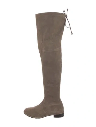 Pre-owned Stuart Weitzman Suede Boots In Brown