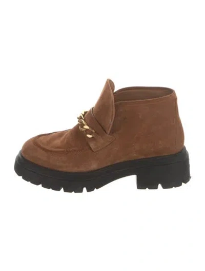 Pre-owned Stuart Weitzman Suede Boots In Brown