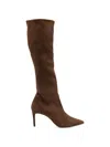 Stuart Weitzman Suede Boots In Brown