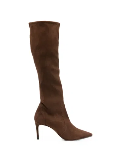Stuart Weitzman Suede Boots In Brown
