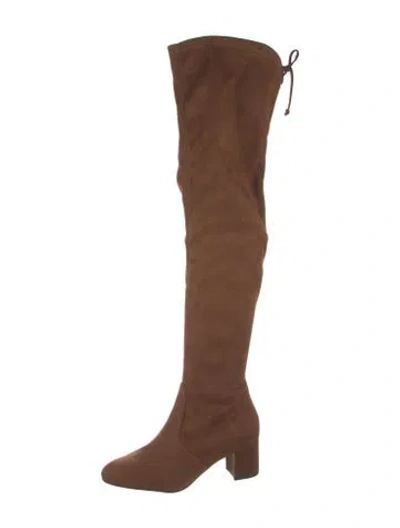 Pre-owned Stuart Weitzman Suede Boots In Brown