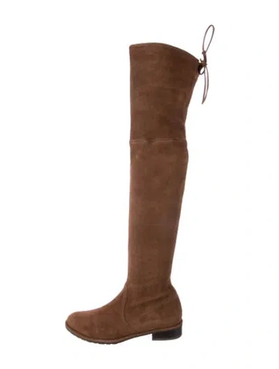 Pre-owned Stuart Weitzman Suede Boots In Brown