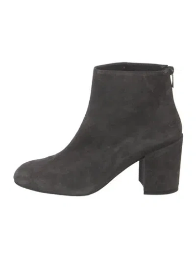 Pre-owned Stuart Weitzman Suede Boots In Grey