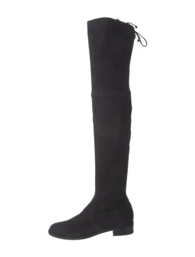 Pre-owned Stuart Weitzman Suede Boots In Multi