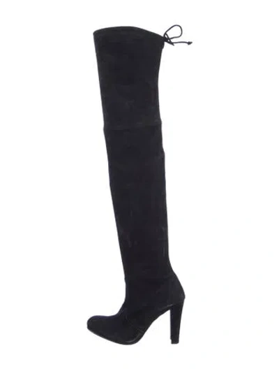 Pre-owned Stuart Weitzman Suede Boots In Multi