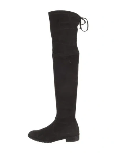 Pre-owned Stuart Weitzman Suede Boots In Multi