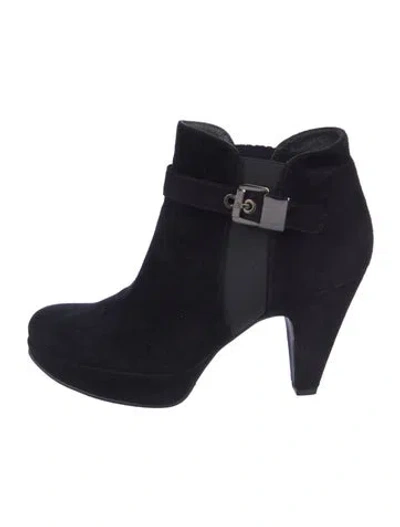 Pre-owned Stuart Weitzman Suede Boots In Multi