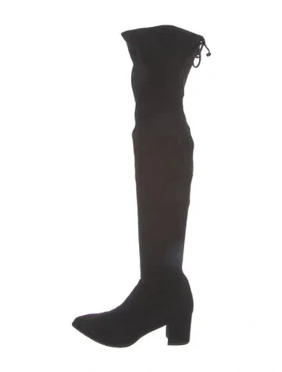 Pre-owned Stuart Weitzman Suede Boots In Multi