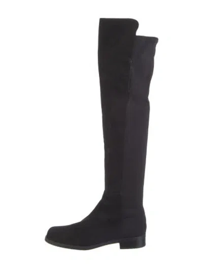 Pre-owned Stuart Weitzman Suede Boots In Multi