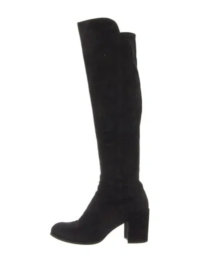 Pre-owned Stuart Weitzman Suede Boots In Multi