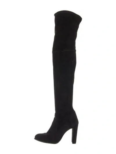 Pre-owned Stuart Weitzman Suede Boots In Multi