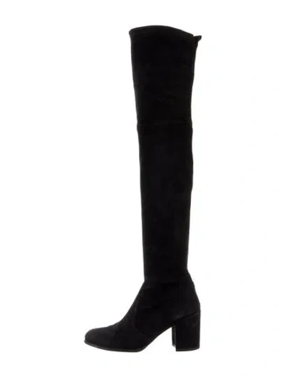 Pre-owned Stuart Weitzman Suede Boots In Multi