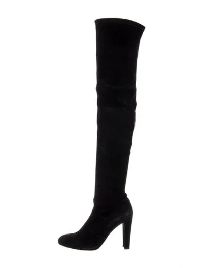 Pre-owned Stuart Weitzman Suede Boots In Multi