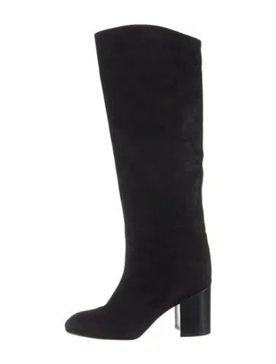 Pre-owned Stuart Weitzman Suede Boots In Multi