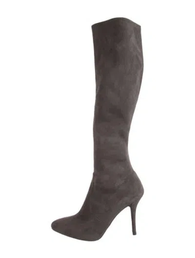 Pre-owned Stuart Weitzman Suede Boots In Multi