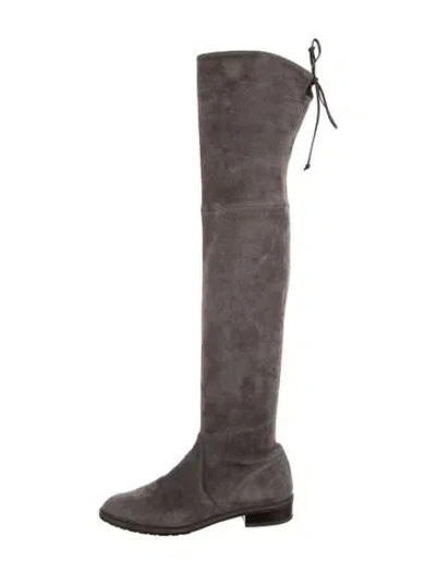 Pre-owned Stuart Weitzman Suede Boots In Multi