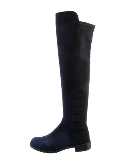 Pre-owned Stuart Weitzman Suede Boots In Multi