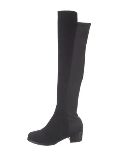 Pre-owned Stuart Weitzman Suede Boots In Multi