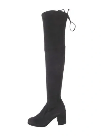Pre-owned Stuart Weitzman Suede Boots In Multi
